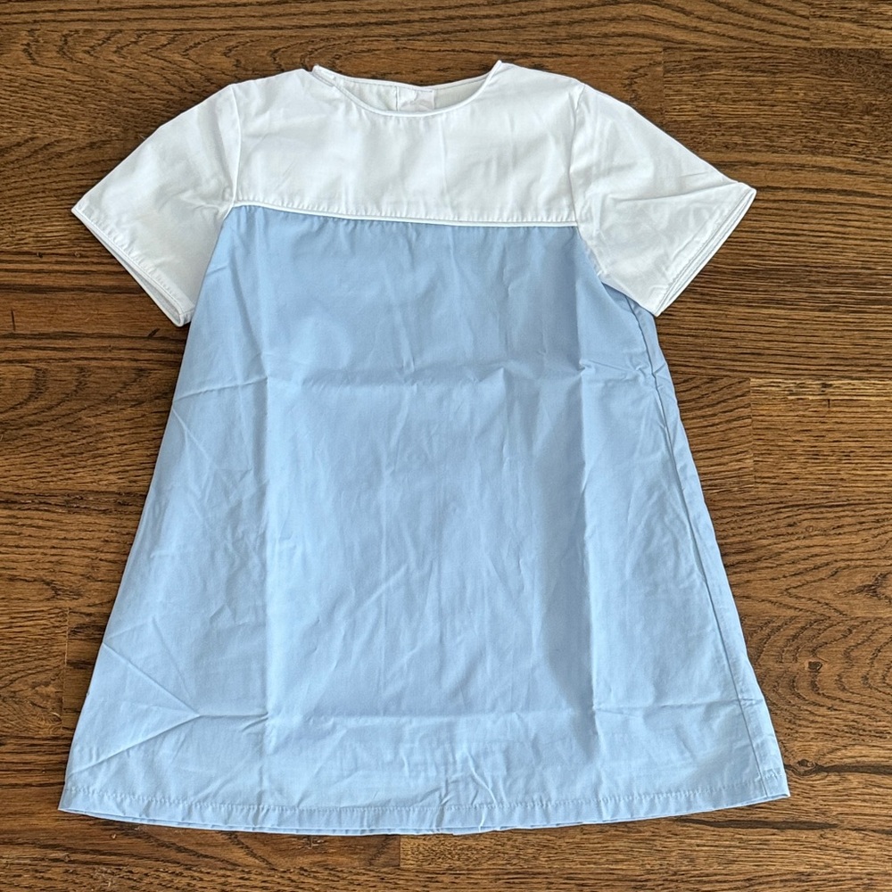 The Yellow Lamb PENNINGTON DRESS IN BLUE AND WHITE